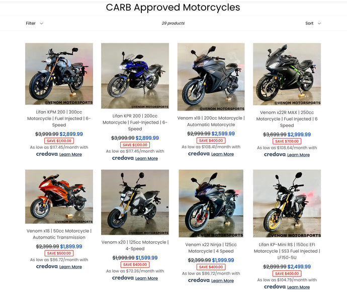 How to Choose the Right Carb Approved Motorcycle?