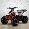 Venom Raptor 125cc ATV | Automatic Transmission + Reverse White Orange