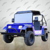 Venom 200cc Mini Jeep | Willys Edition | Full-Size | Automatic Blue