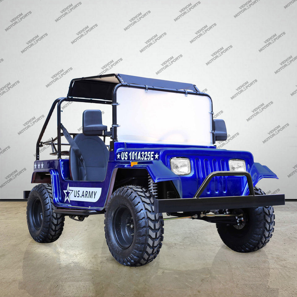 Venom 200cc Mini Jeep | Willys Edition | Full-Size | Automatic