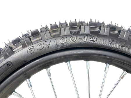 1600w Pro Electric Dirt Bike 48v | Front Tire On Rim (60/100-14)