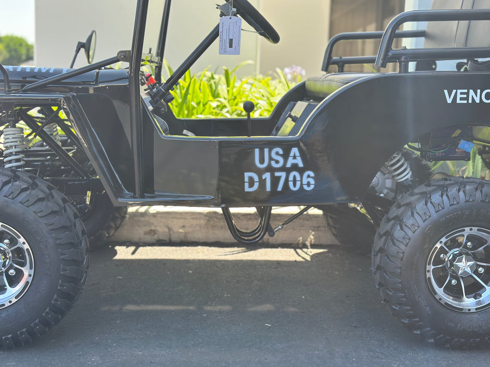 Venom 125cc Mini Jeep | Willys Edition | 3-Speed | Off Road