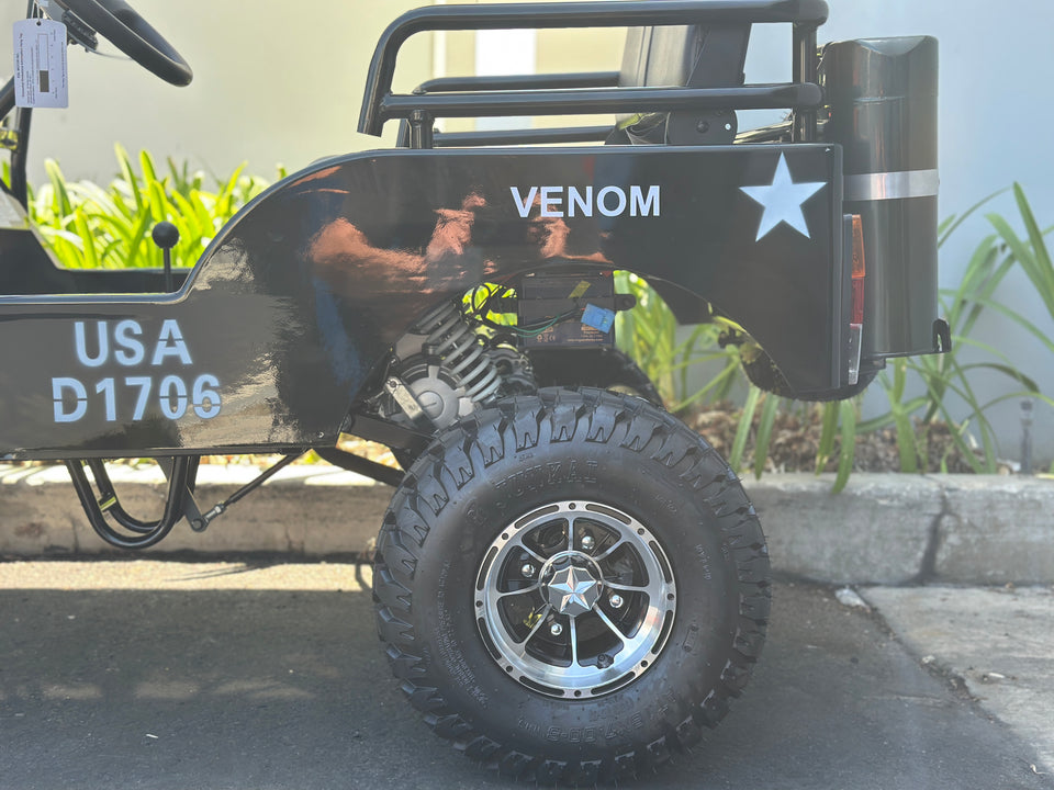 Venom 125cc Mini Jeep | Willys Edition | 3-Speed | Off Road