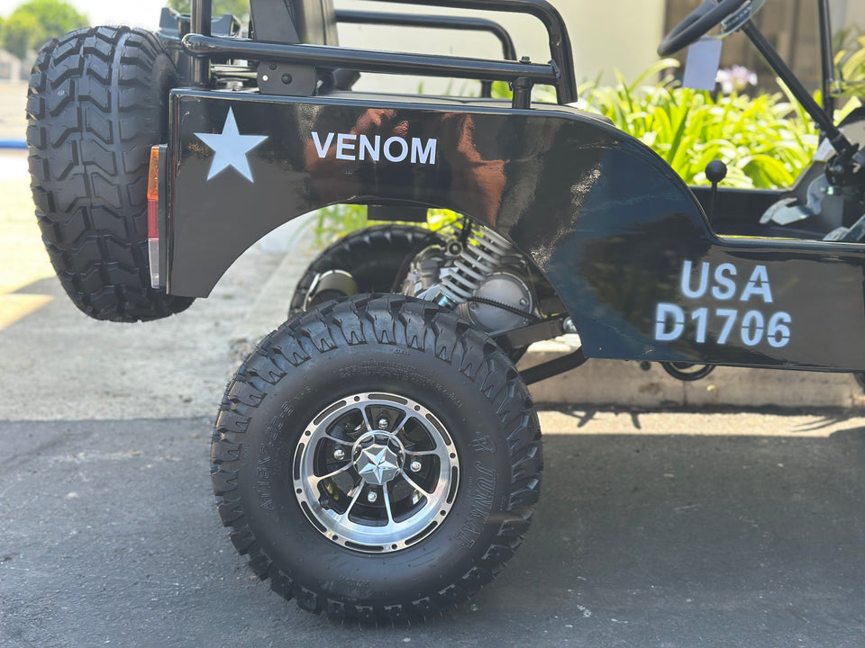 Venom 125cc Mini Jeep | Willys Edition | 3-Speed | Off Road