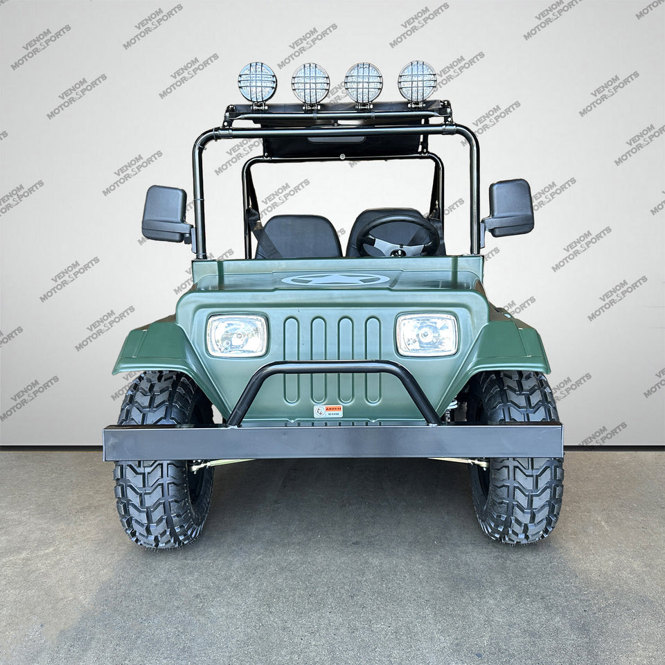 Venom 200cc Mini Jeep | Willys Edition | Full-Size | Automatic