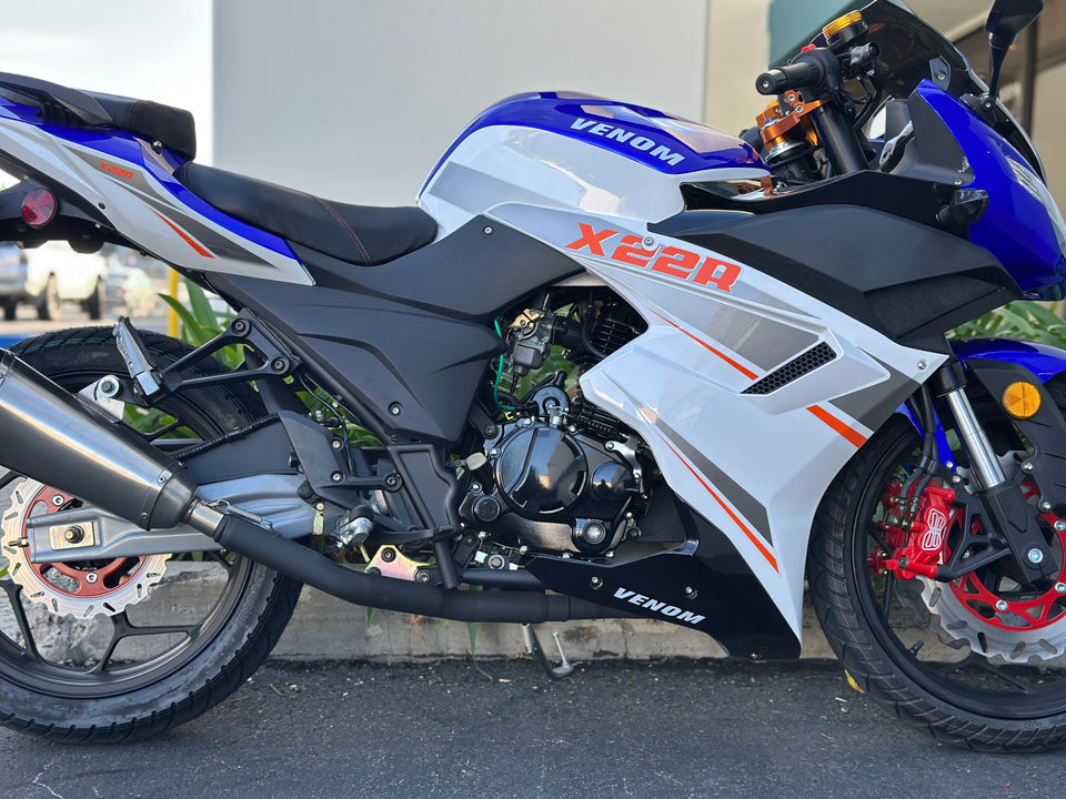 Venom x22R | 250cc Motorcycle | 5 Speed [PRE-ORDER JULY 31ST 2026]