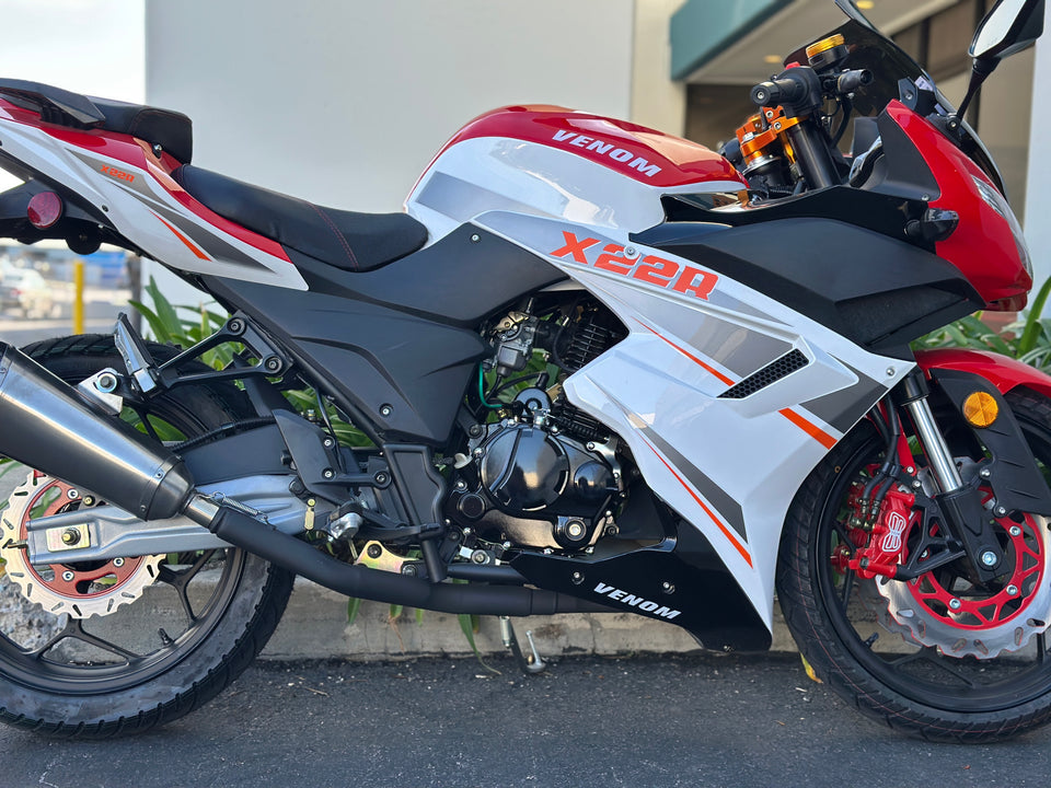 Venom x22R | 250cc Motorcycle | 5 Speed [PRE-ORDER JULY 31ST 2026]