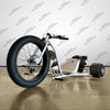 Venom Drift Trike | 200cc | 6.5HP [PRE-ORDER NOVEMBER 15TH 2025] White & Black (White Seat)