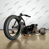 Venom Drift Trike | 200cc | 6.5HP [PRE-ORDER NOVEMBER 15TH 2025] Black & Orange (Black Seat)