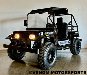 Venom 200cc Mini Jeep | Willys Edition | Full-Size | Automatic