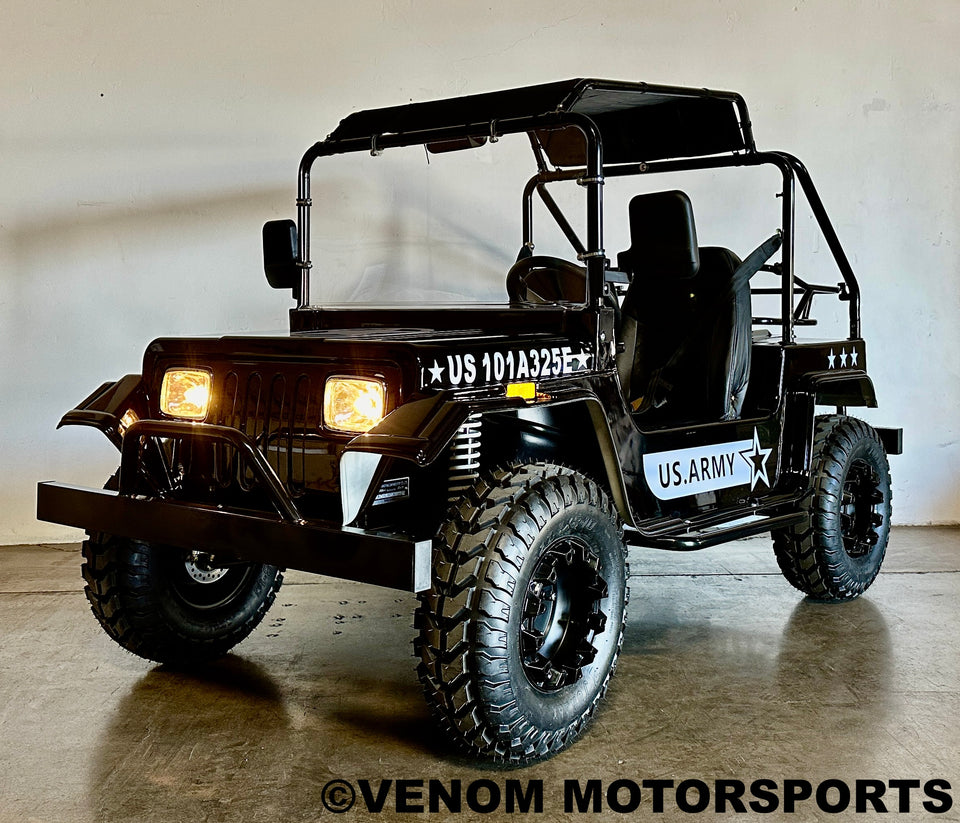 Venom 200cc Mini Jeep | Willys Edition | Full-Size | Automatic