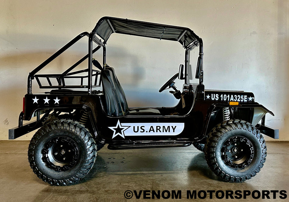 Venom 200cc Mini Jeep | Willys Edition | Full-Size | Automatic