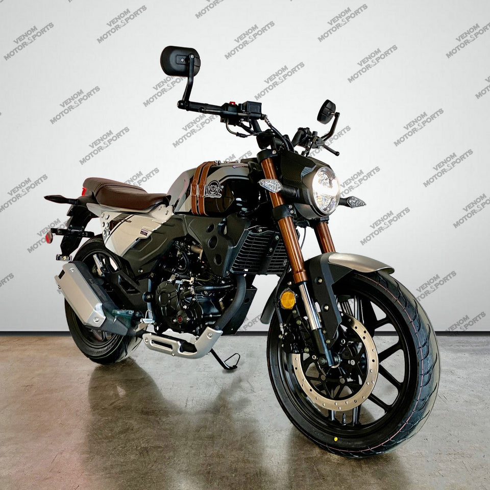 Lifan KPM | 200cc Motorcycle | Fuel Injected | 6-Speed Black