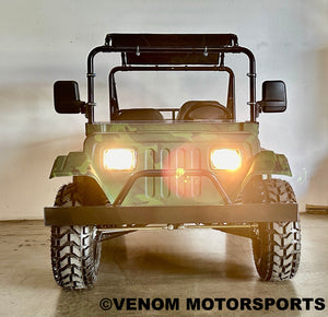 Venom 200cc Mini Jeep | Willys Edition | Full-Size | Automatic