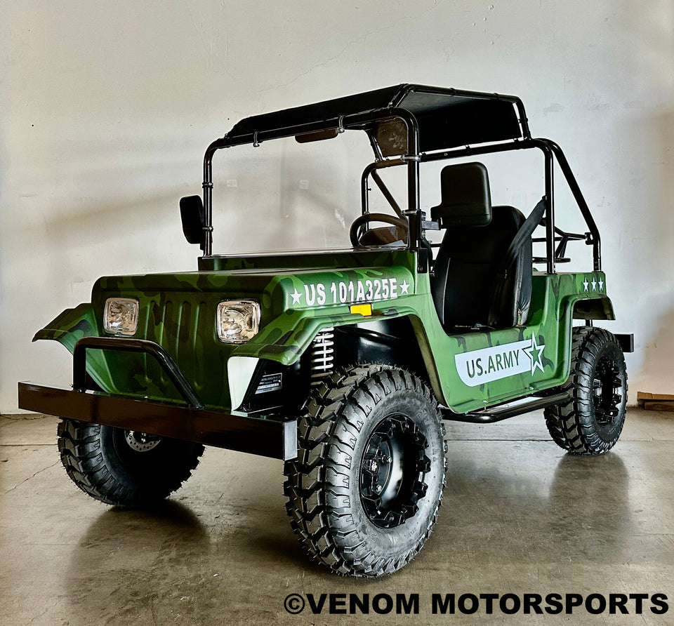 Venom 200cc Mini Jeep | Willys Edition | Full-Size | Automatic