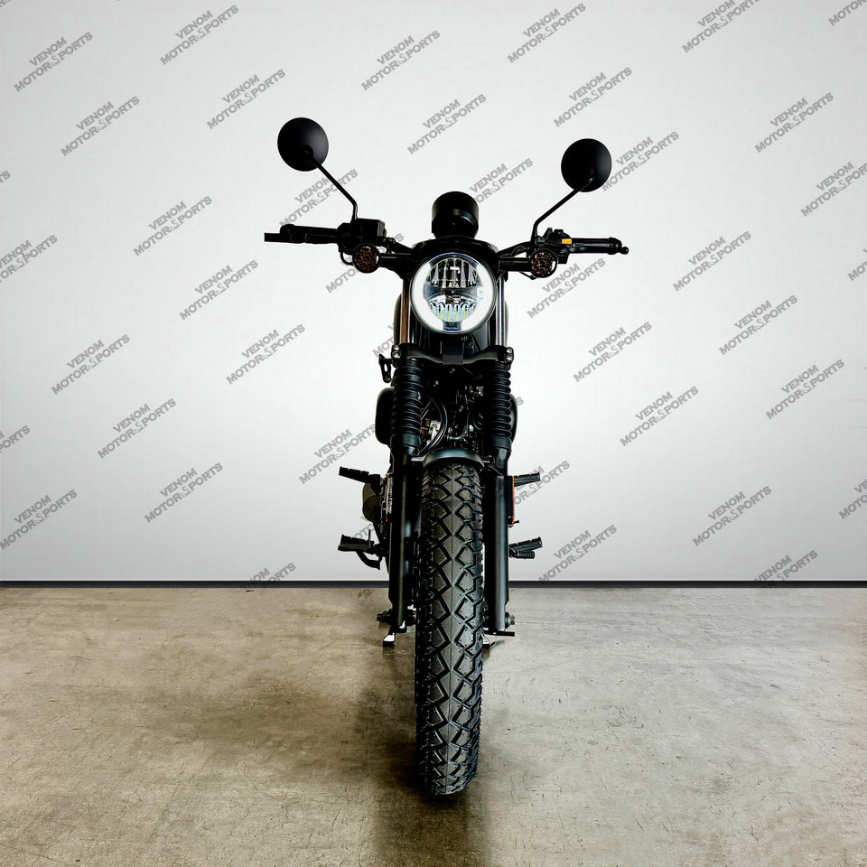 Venom Ghost | 250cc Chopper | 5 Speed | Matte Black