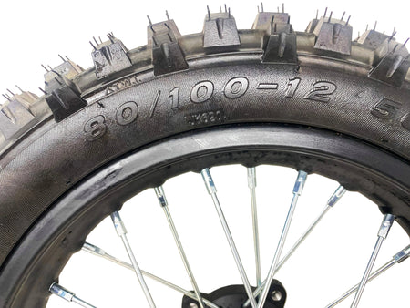 1600w Pro Electric Dirt Bike 48v | Rear Tire On Rim (80/100-12)