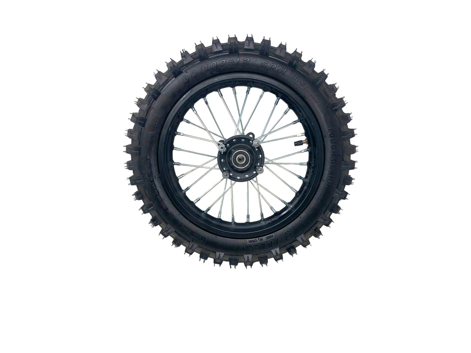 1600w Pro Electric Dirt Bike 48v | Rear Tire On Rim (80/100-12)