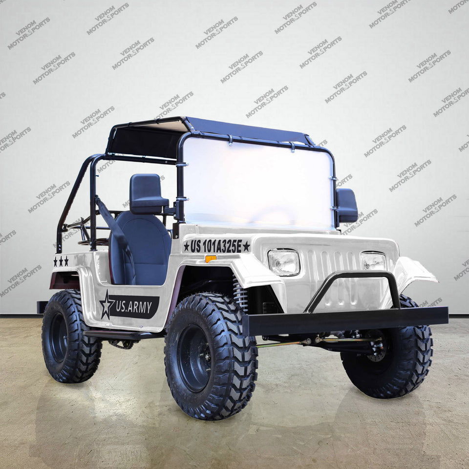 Venom 200cc Mini Jeep | Willys Edition | Full-Size | Automatic