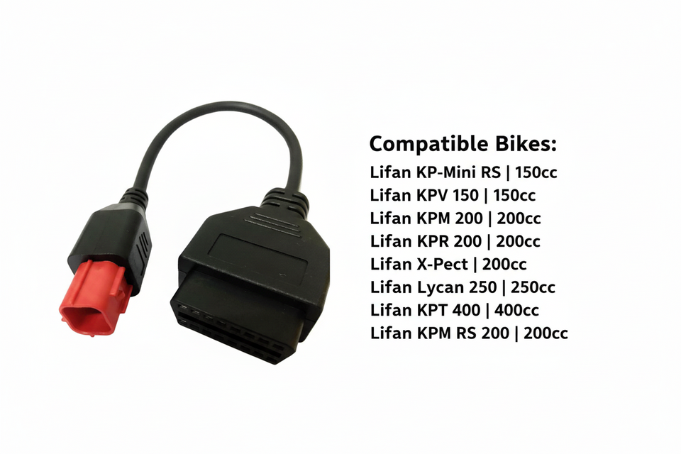 Fuel Injected Motorcycles | OBD Scanner w/ Plug in Adaptor (TOOL-MM17)