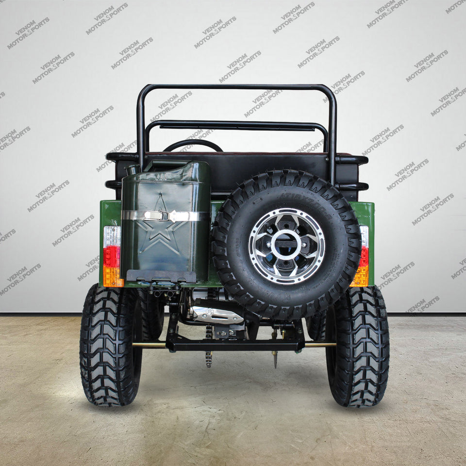 Venom 125cc Mini Jeep | Willys Edition | 3-Speed | Off Road