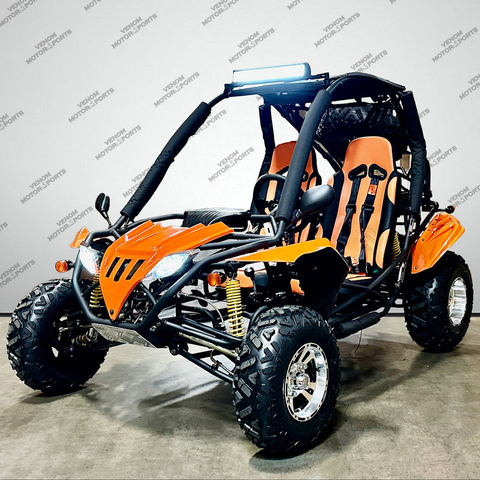 Venom Captain Go Kart | 2-Seater | 200cc | Automatic + Reverse Black