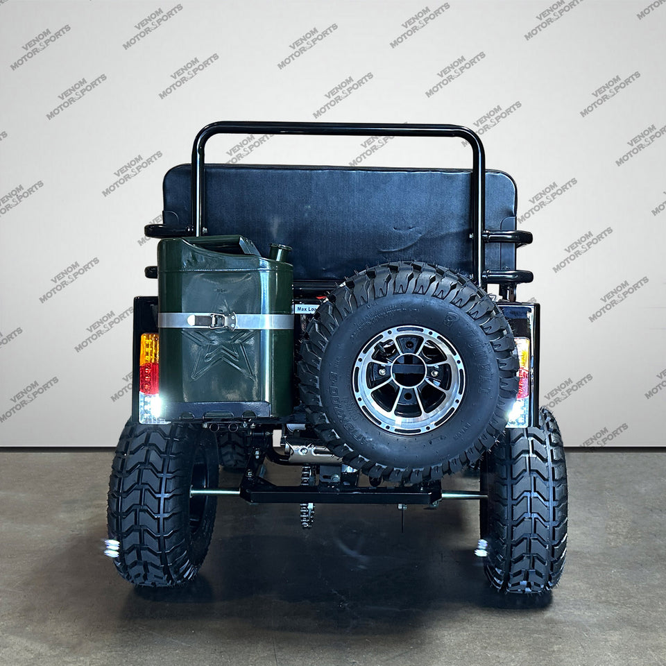 Venom 125cc Mini Jeep | Willys Edition | 3-Speed | Off Road