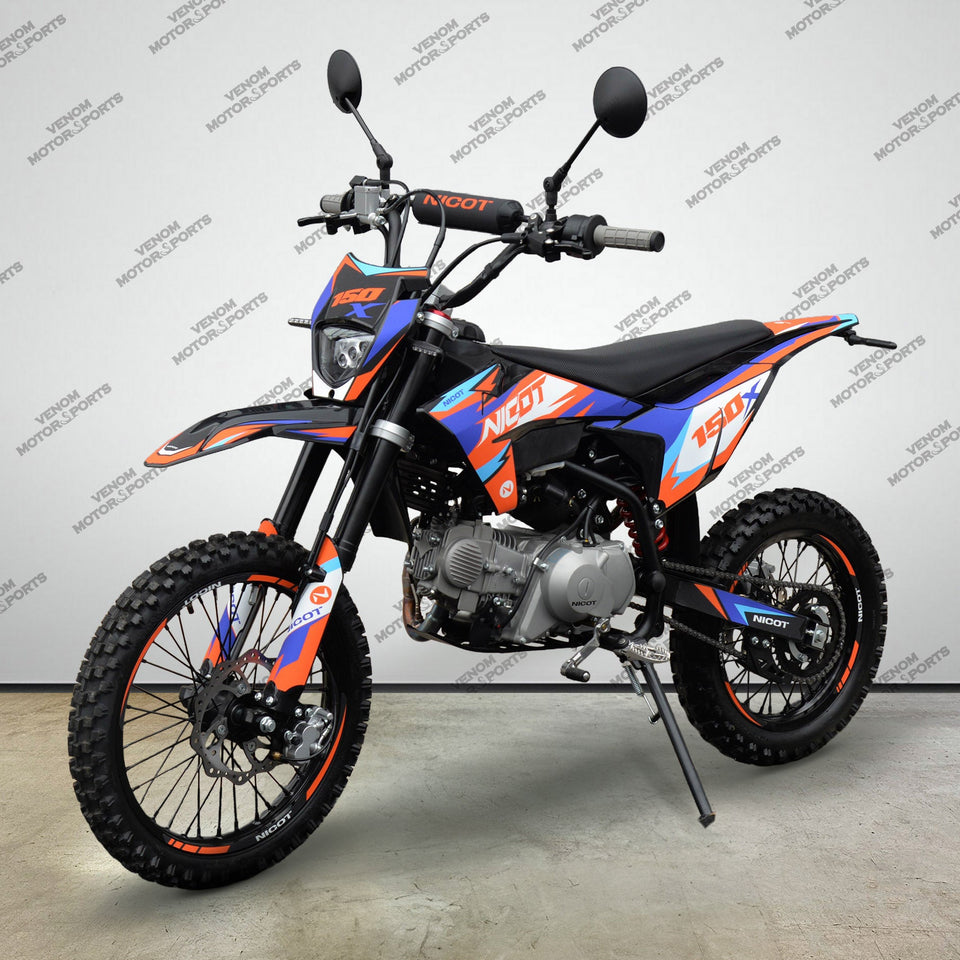 Venom Nicot 150X | 150cc EFI Dirt Bike | 4 Speed