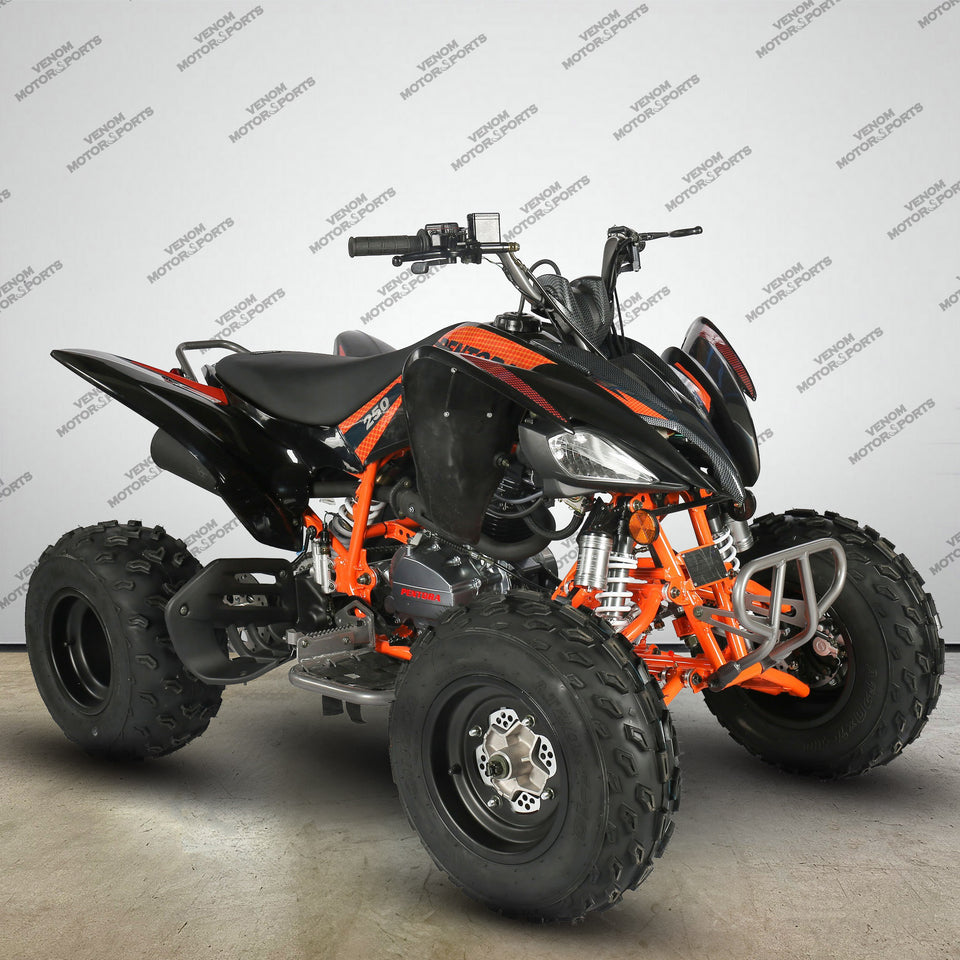 Venom Pentora 250cc | Adult ATV | 4-Speed Manual + Reverse Orange