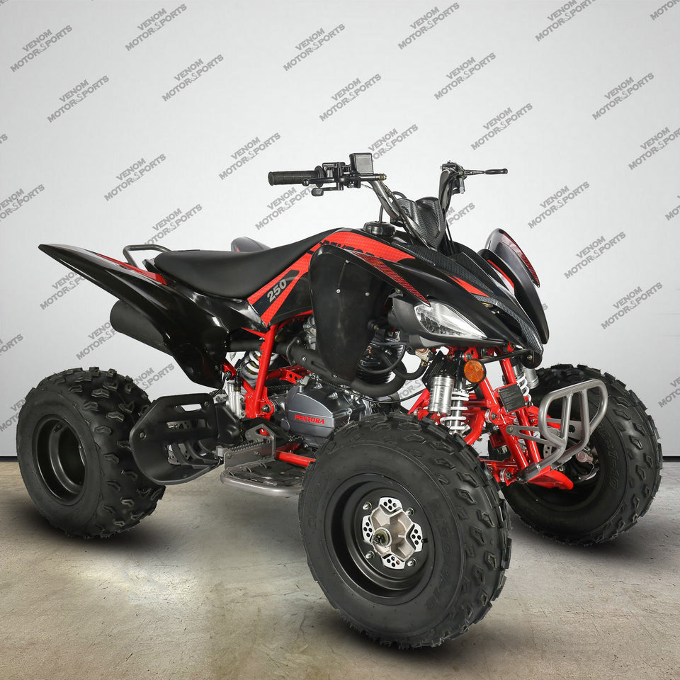 Venom Pentora 250cc | Adult ATV | 4-Speed Manual + Reverse Red