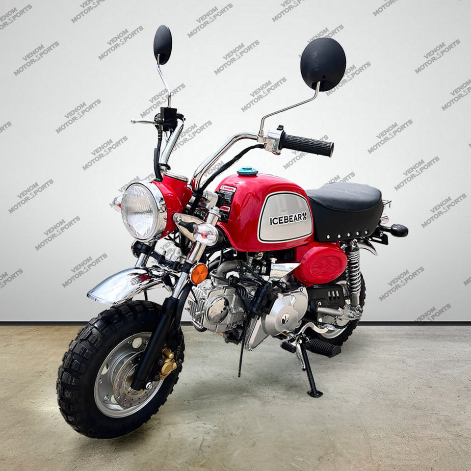 Leo Monkey Bike | 125cc Motorcycle | 4-Speed Red