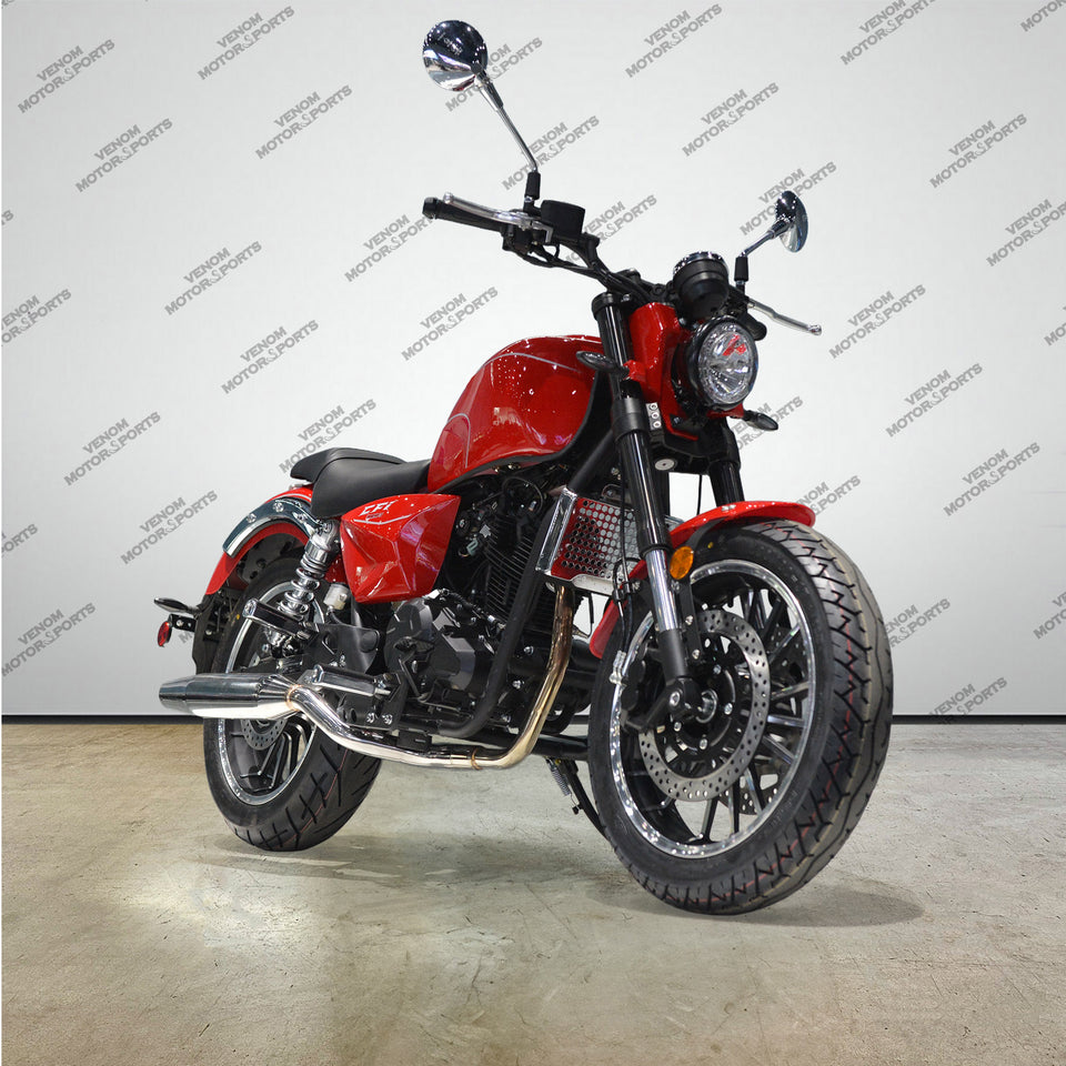 Venom Cruiser | 250cc Chopper | Fuel-Injected | 6-Speed