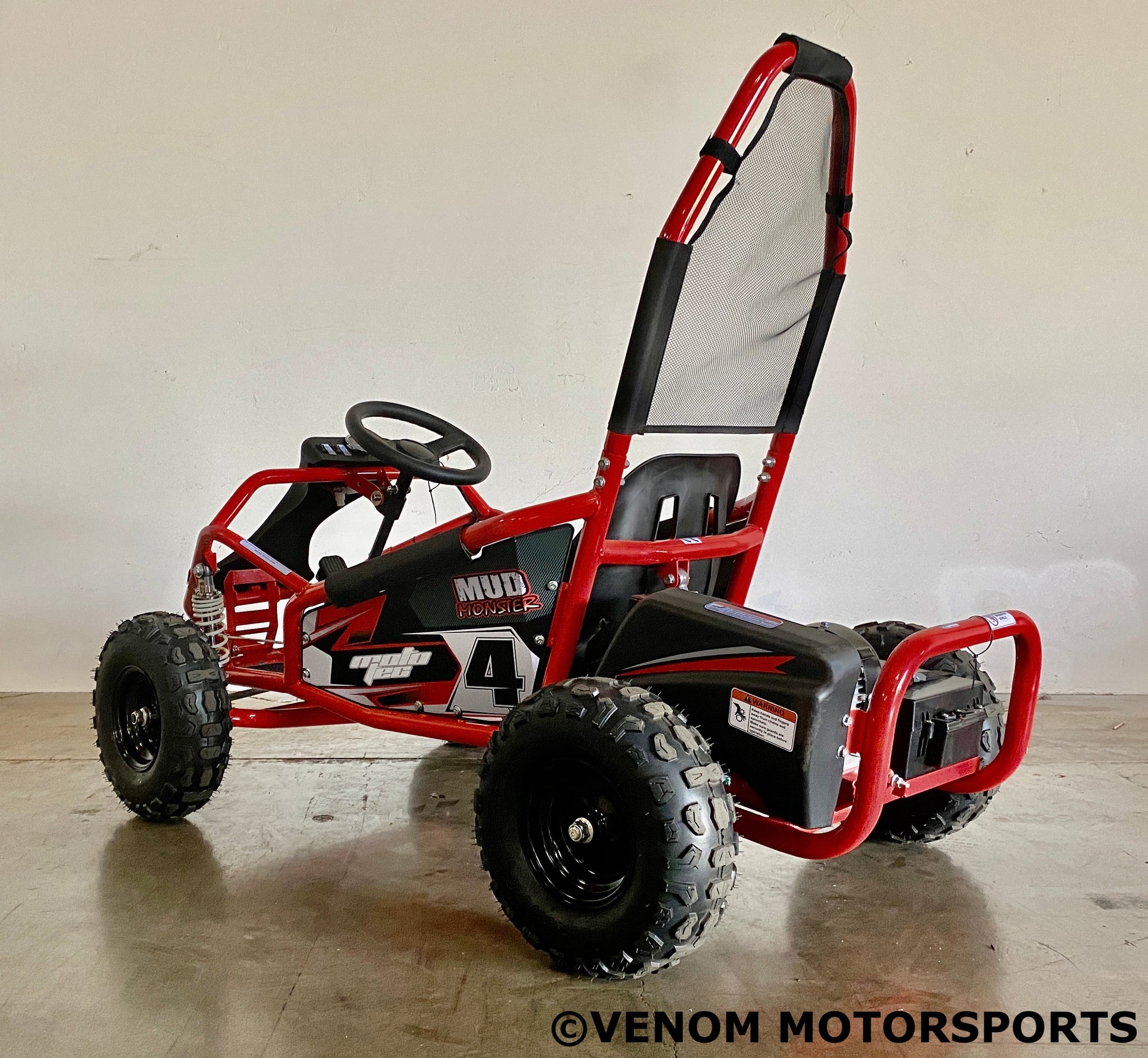 1000W Kids Electric Go Kart, Dune Buggy 48V, Mud Monster